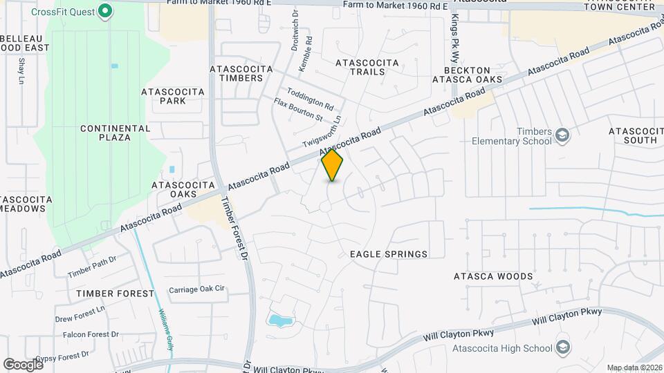 18426 Wild Basin Tr Map and Location Details