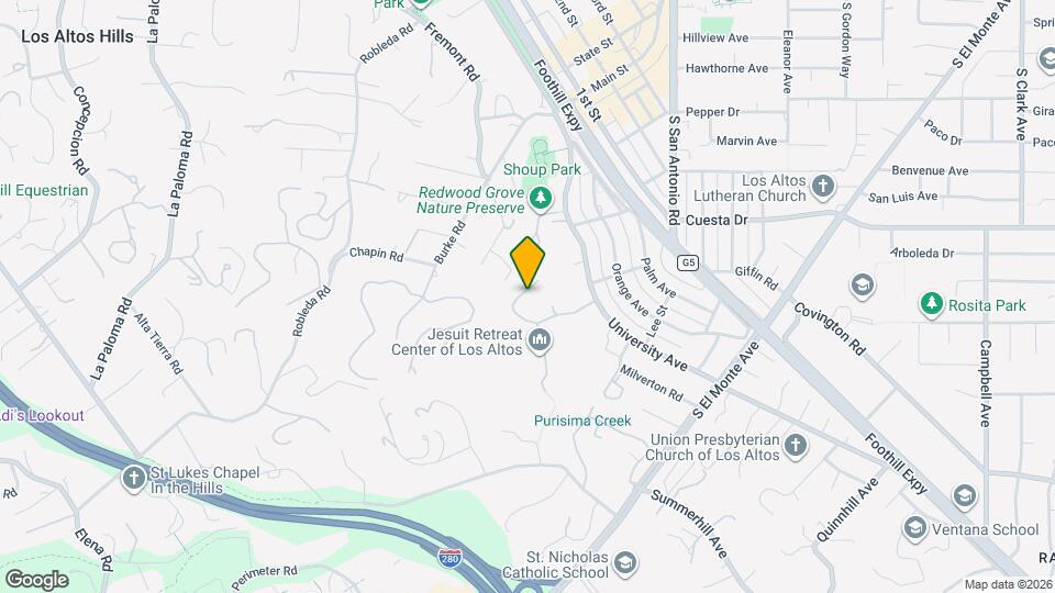 651 Manresa Ln Map and Location Details