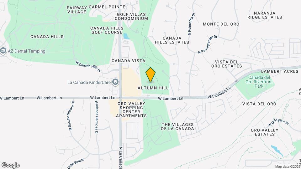 10502 N Autumn Hl Ln Mapa y Detalles de la Ubicación