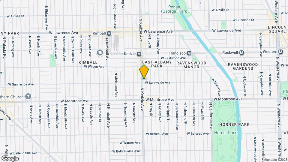 4501 N Kedzie Ave, Unit 3R Mapa y Detalles de la Ubicación