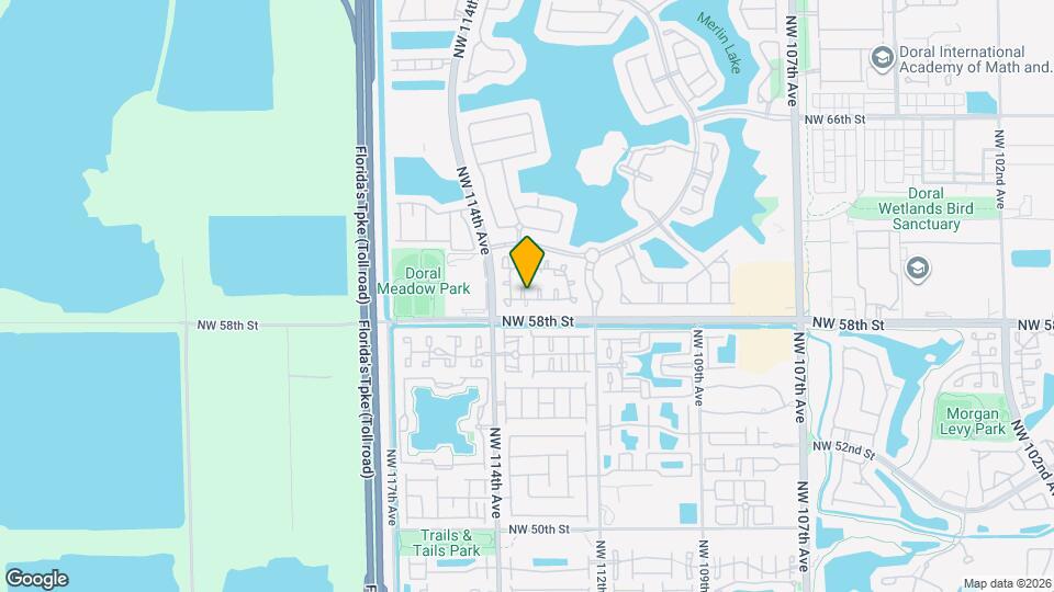 11303 NW 58th Terrace Map and Location Details