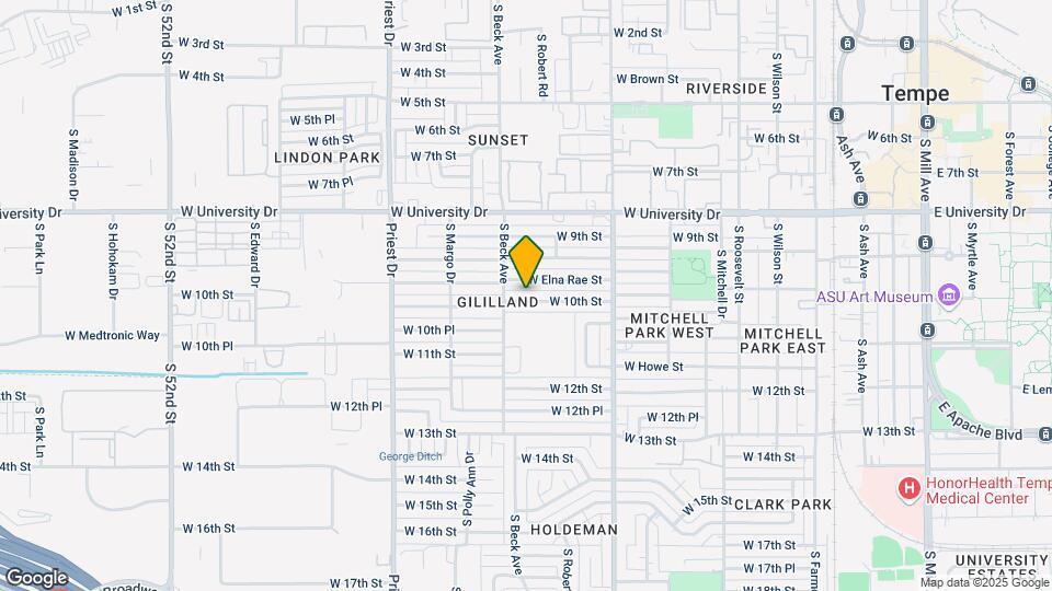 1130 W 10th St Map and Location Details