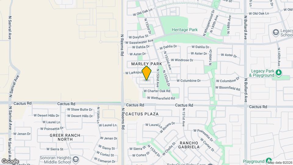 15366 W Bloomfield Rd Map and Location Details