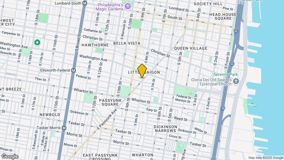 1124 E Passyunk Ave Map and Location Details