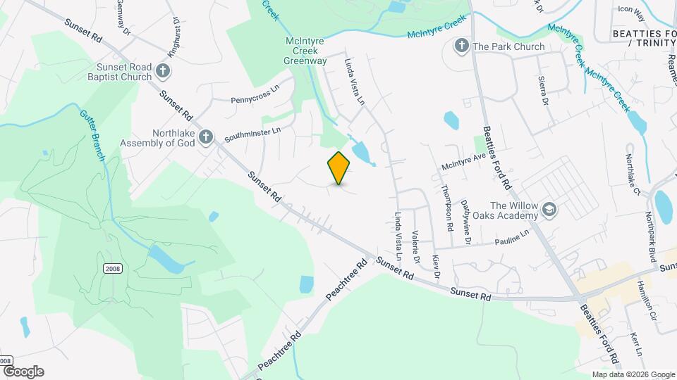 1827 Carpenter Cabin Dr Mapa y Detalles de la Ubicación