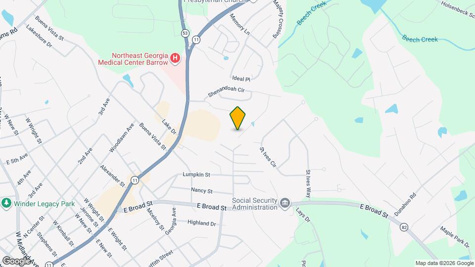 435 Shenandoah Ct Mapa y Detalles de la Ubicación