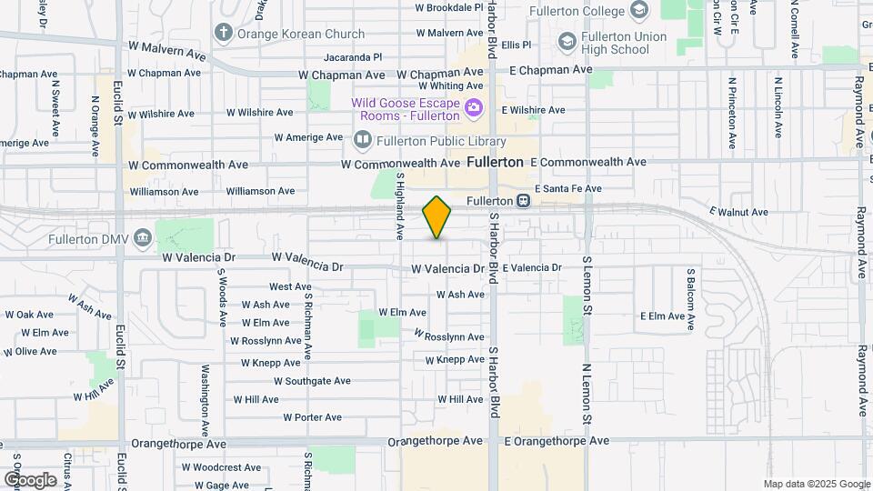 210 W Truslow Ave Map and Location Details