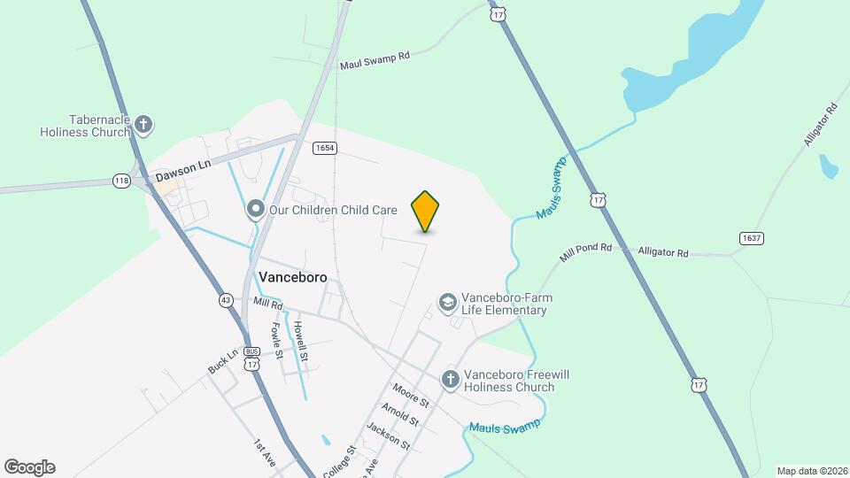 635 McLawhorn Ln Map and Location Details