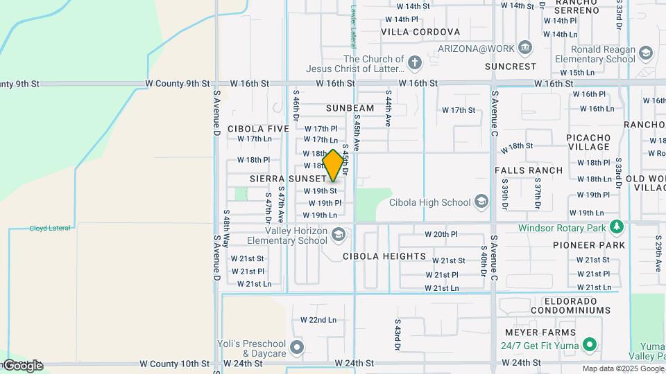 4564 W 19th St Map and Location Details
