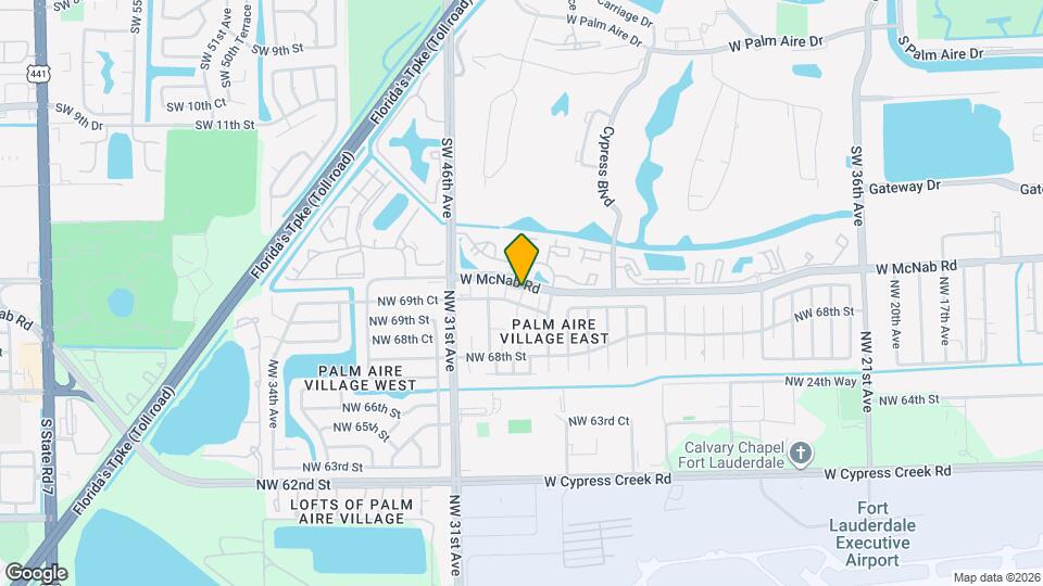 6993 NW 29th Way Map and Location Details