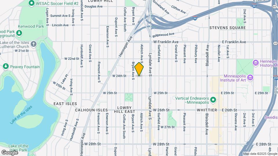 2400 Aldrich Ave S Map and Location Details