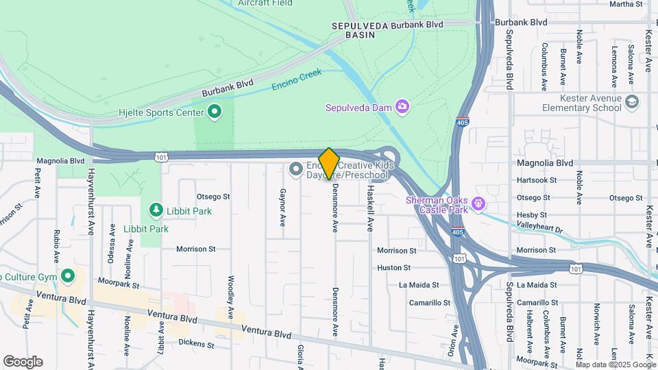 5155 Densmore Ave Map and Location Details