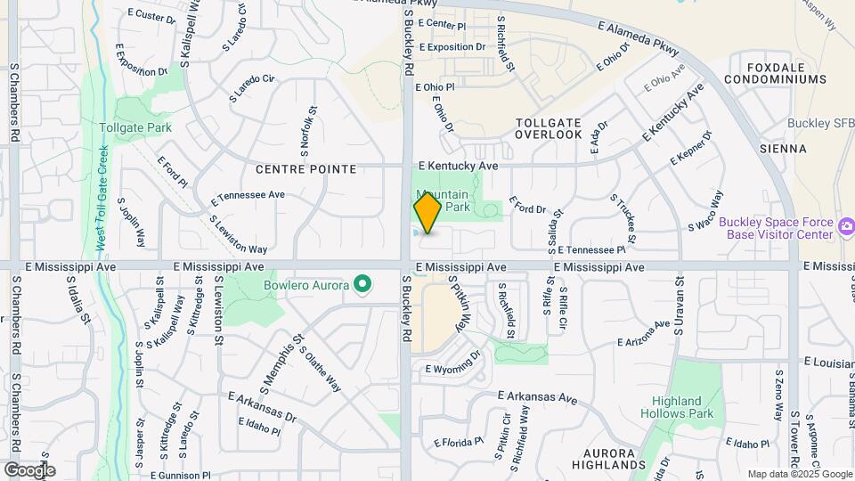 17003 E Tennessee Dr, Unit 104 Map and Location Details