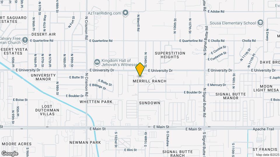 326 N 103rd Pl Map and Location Details