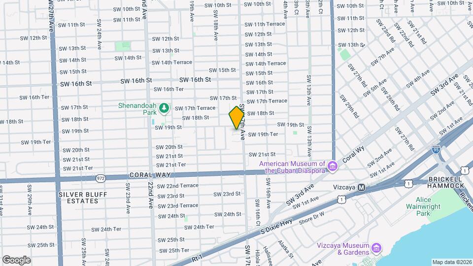 1904 SW 17th Ave Mapa y Detalles de la Ubicación