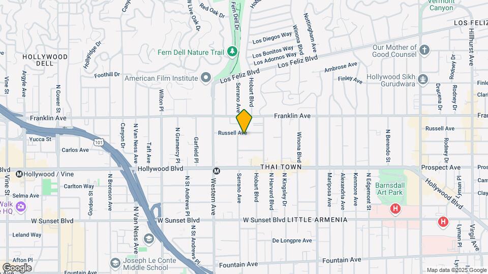 5340 Russell Ave Map and Location Details