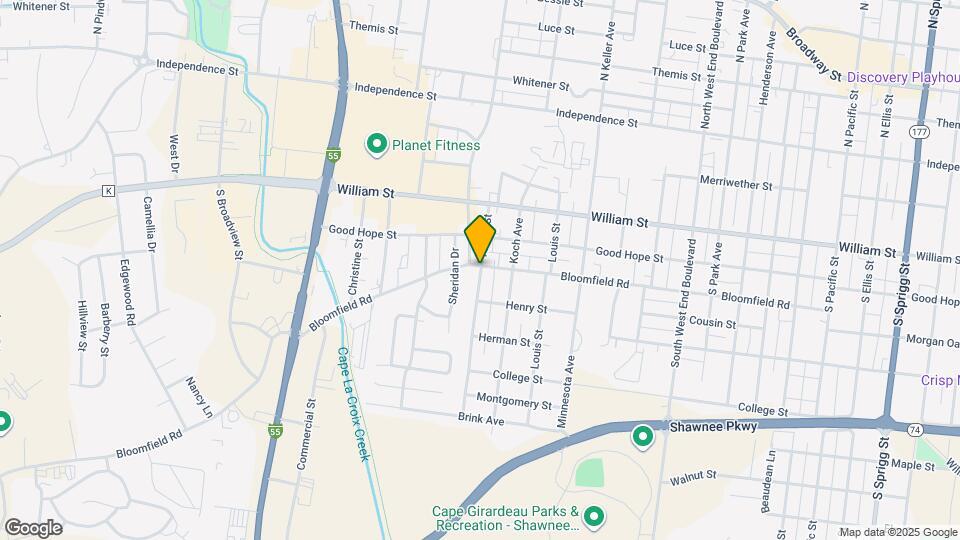 401 Albert St Map and Location Details