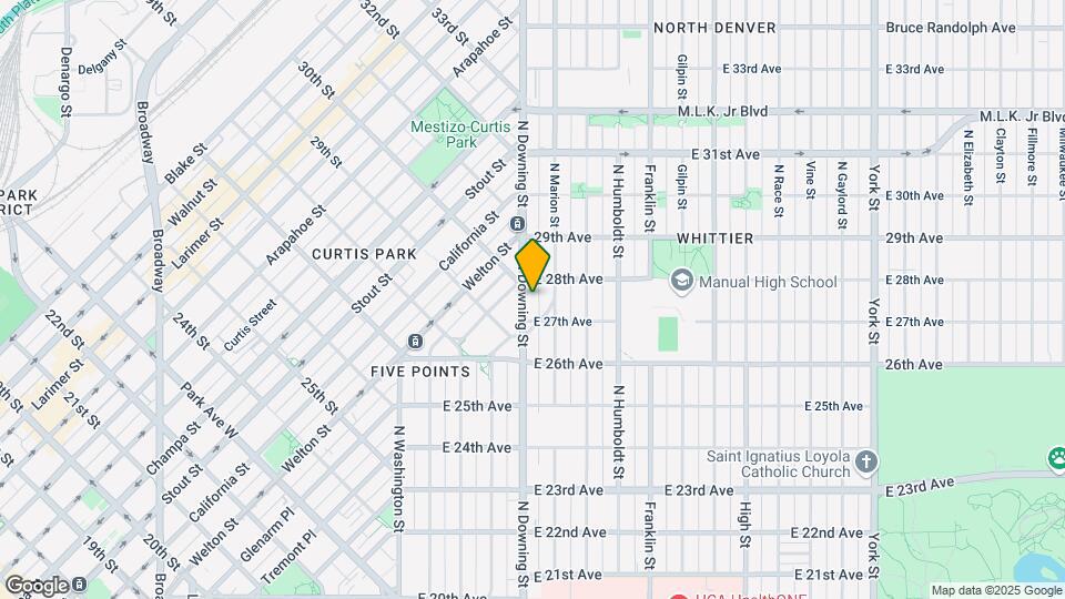 2730 N Downing St Map and Location Details