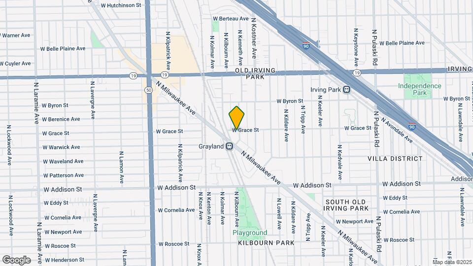 3735 N Kenneth Ave Mapa y Detalles de la Ubicación