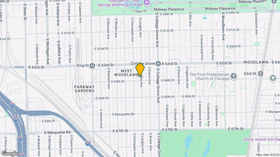 6348 S Langley Ave, Unit 1 Mapa y Detalles de la Ubicación