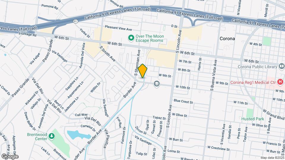 1245 W 10th St Map and Location Details