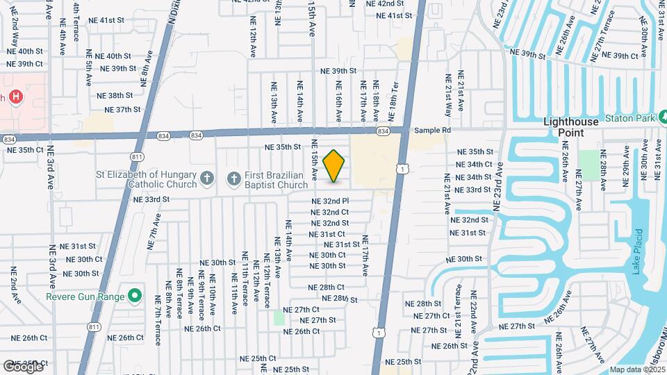 1541 NE 33rd St Map and Location Details