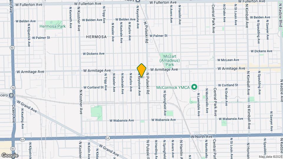 1925 N Keystone Ave, Unit 1 Map and Location Details