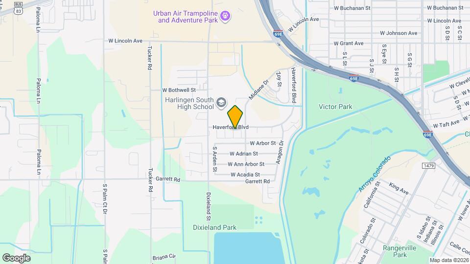 1809 S Williams Ln Mapa y Detalles de la Ubicación