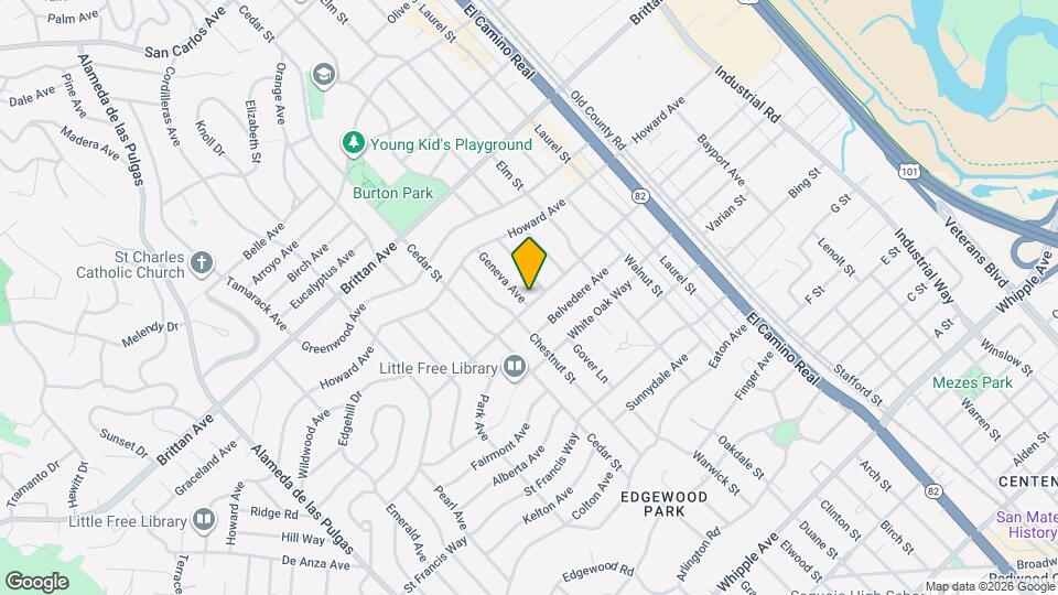 1393 Geneva Ave Map and Location Details