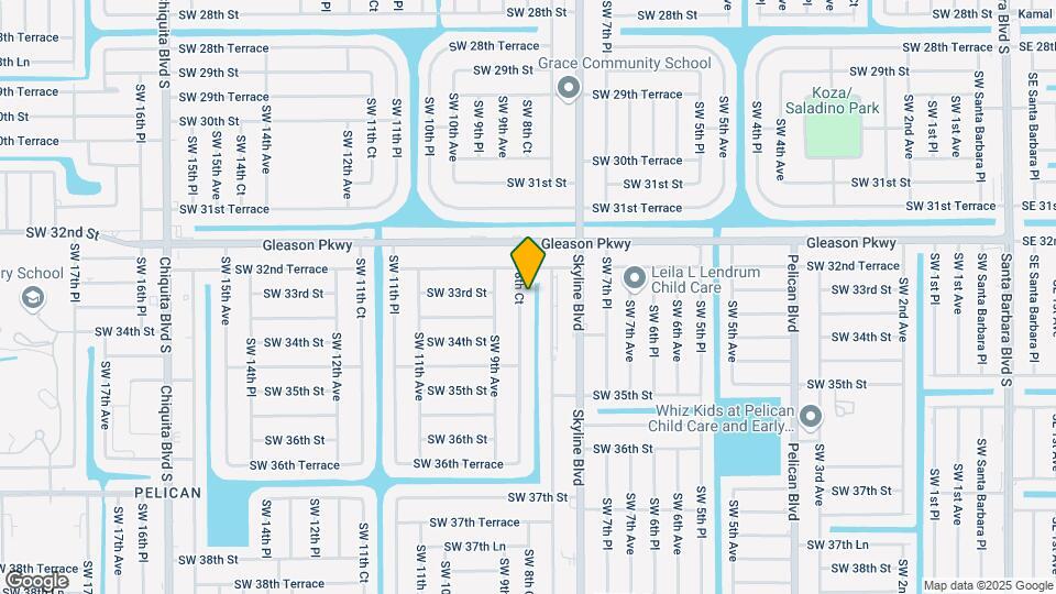 3303 SW 8th Ct Map and Location Details