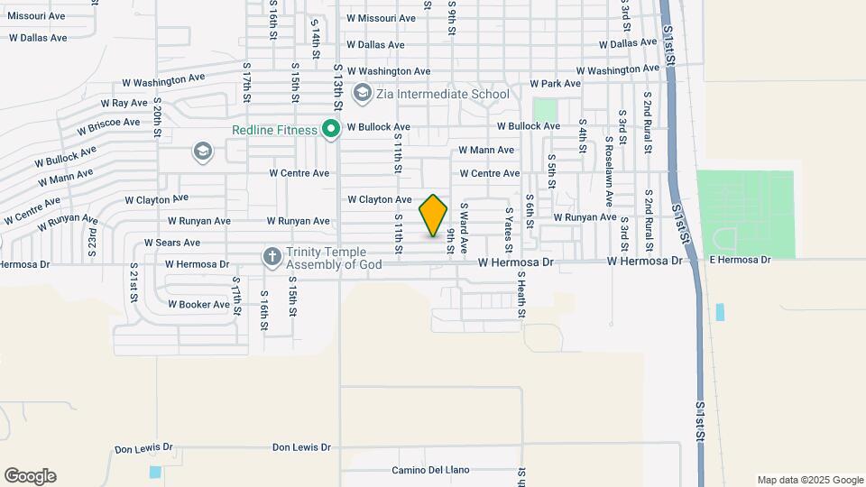 907 W Sears Ave Map and Location Details