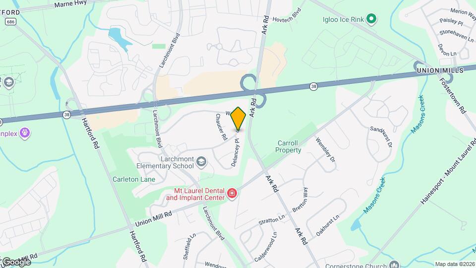 314B Willow Turn, Unit B Map and Location Details