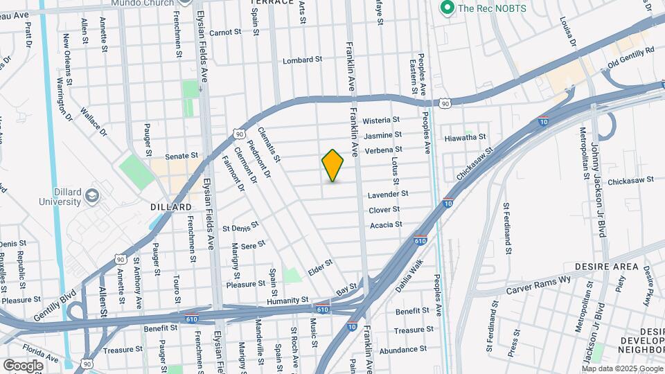 2522 Jonquil St, Unit A Map and Location Details