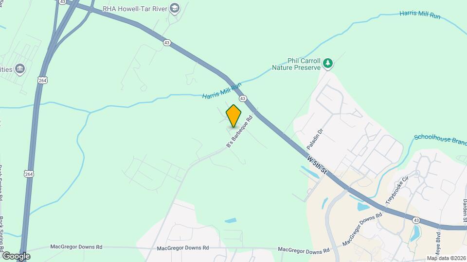 2903 Cedar Creek Rd Map and Location Details