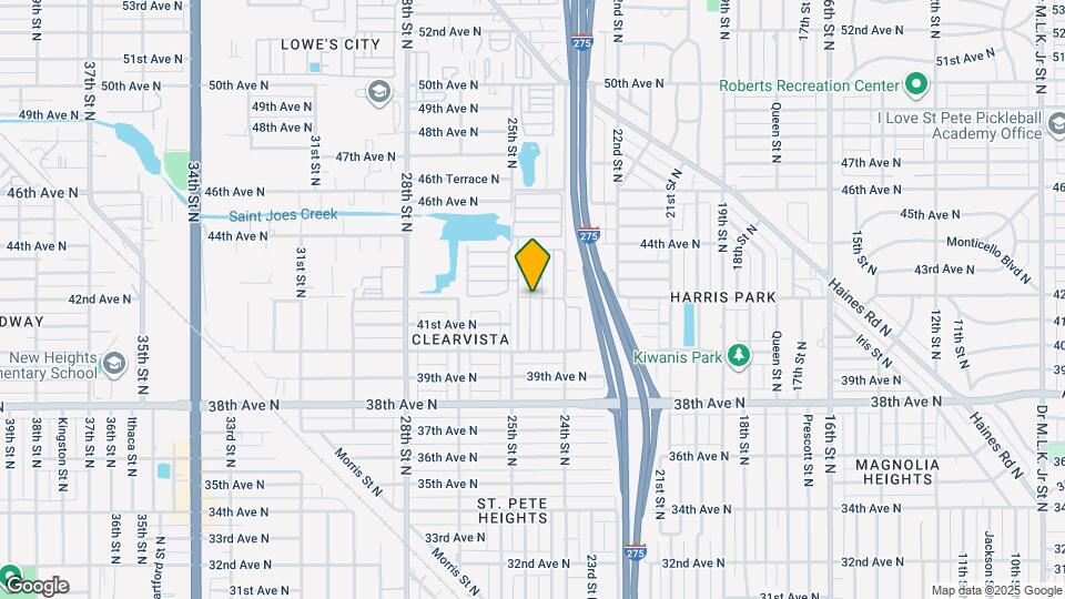 4000 24th St N Map and Location Details
