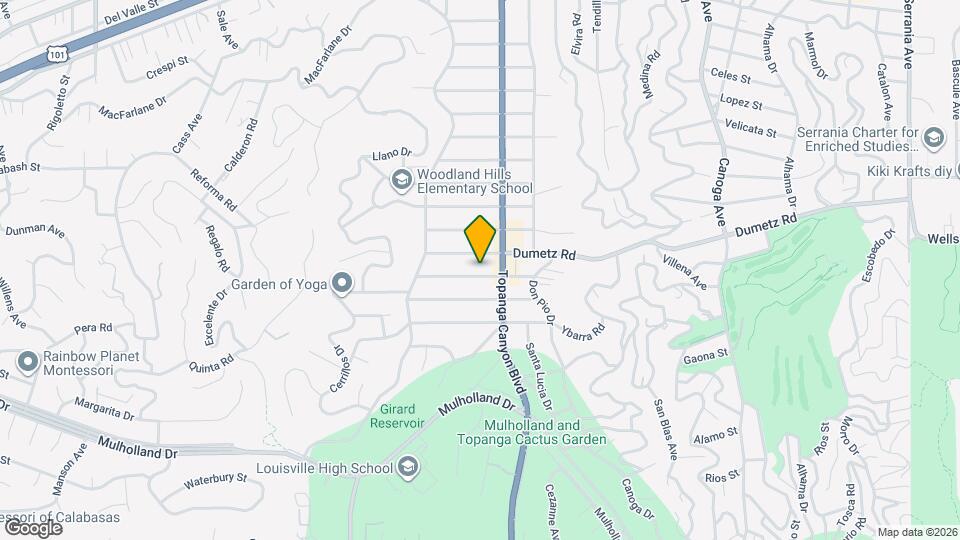 22027 Viscanio Rd Map and Location Details