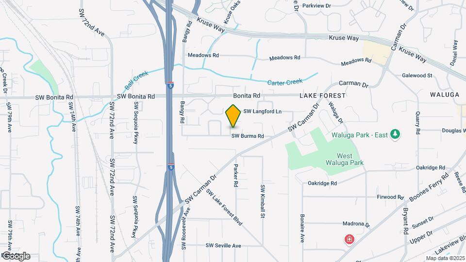 15590 SW Tanager Dr Map and Location Details