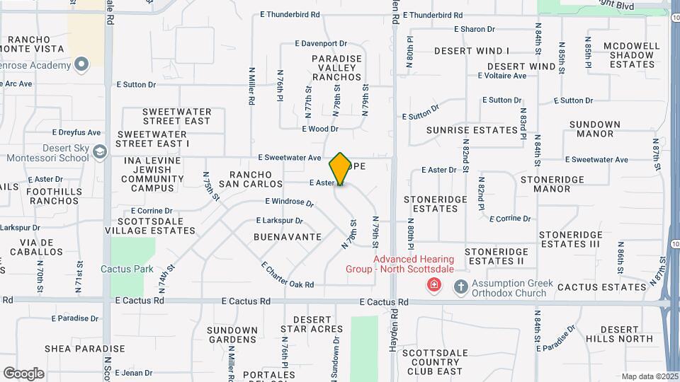 12835 N 78th St Map and Location Details