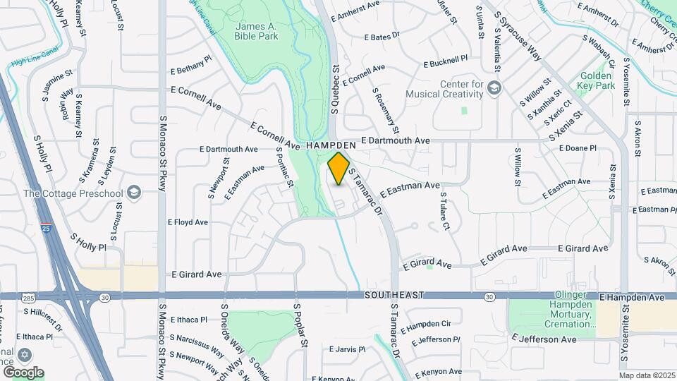 7395 E Eastman Ave, Unit L101 Map and Location Details