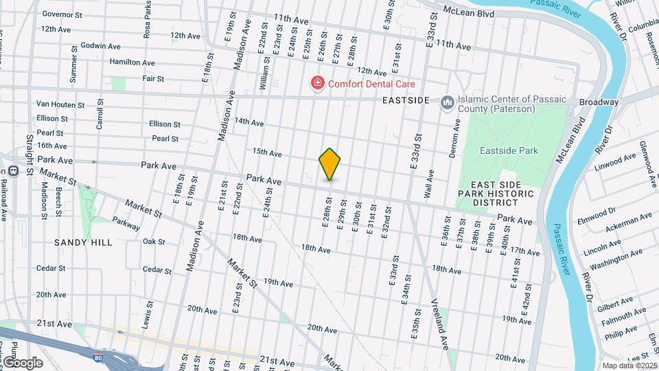 666 E 28th St Map and Location Details
