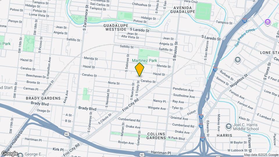 2031 S Trinity St Map and Location Details