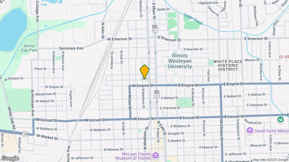 1007 N Madison St Map and Location Details