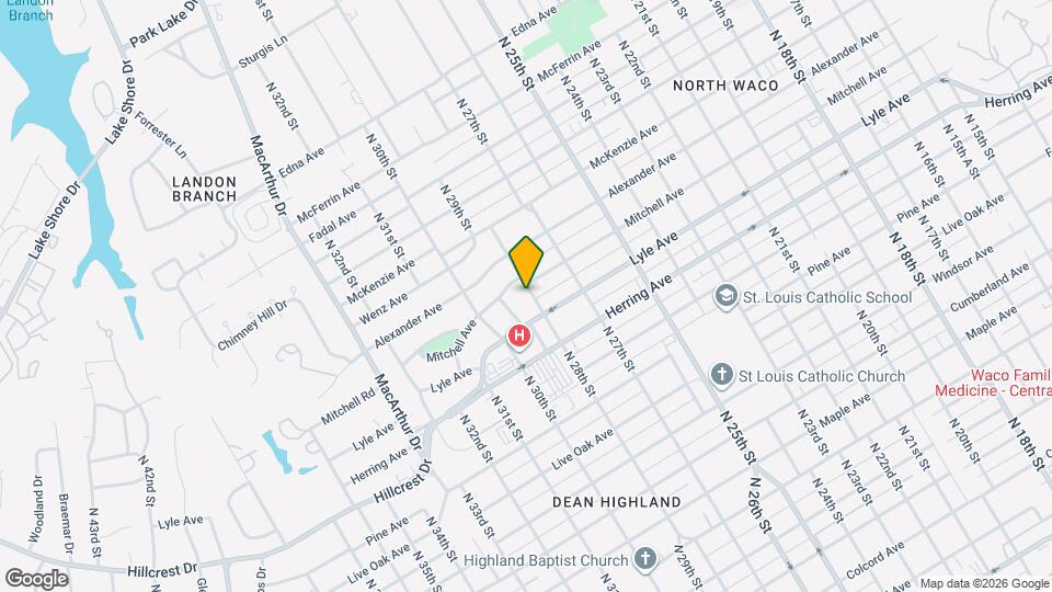 2520 N 28th St Map and Location Details