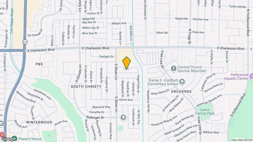 5890 Autumn Harvest Ave Map and Location Details