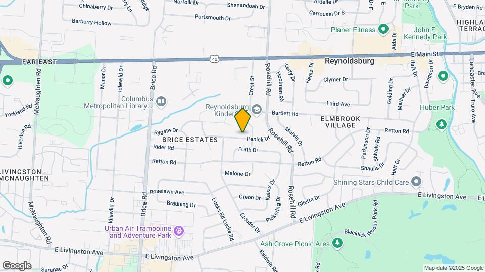 6558 Penick Dr Mapa y Detalles de la Ubicación