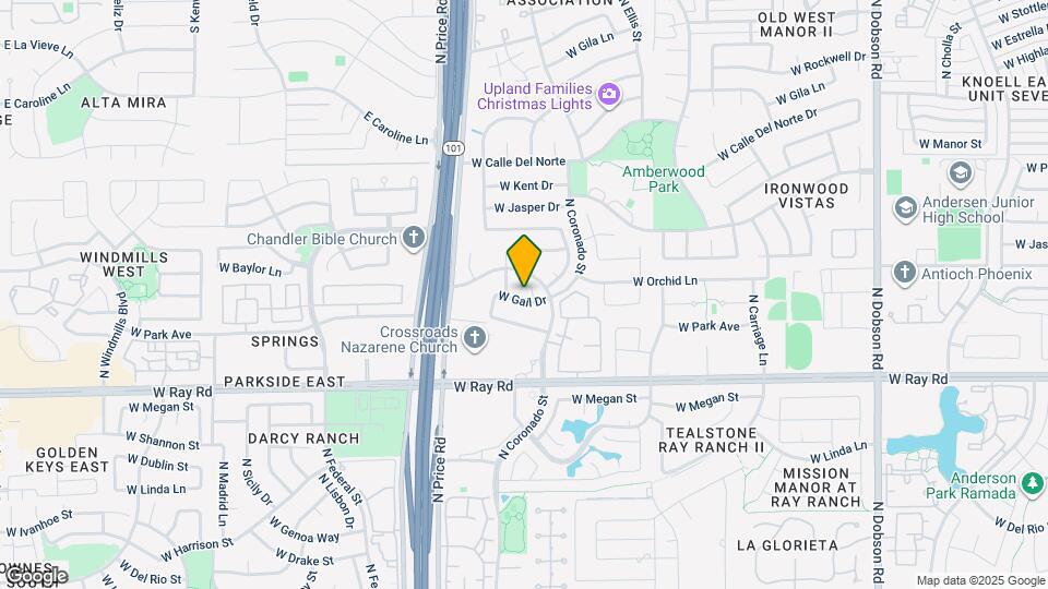 2832 W Gail Dr Map and Location Details