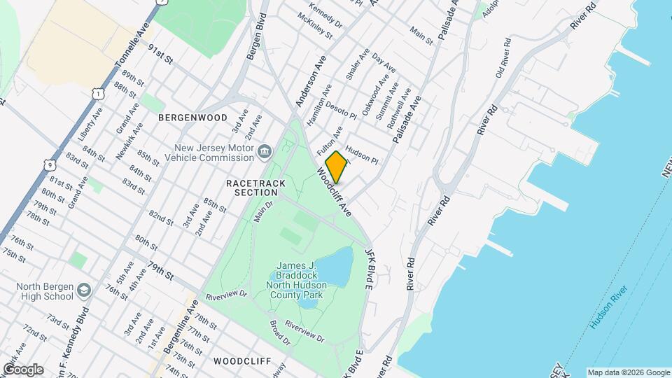 204 Woodcliff Ave Mapa y Detalles de la Ubicación