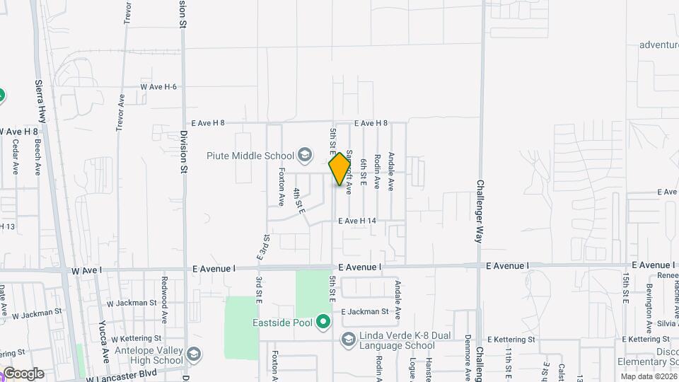 45402 5th St E Map and Location Details