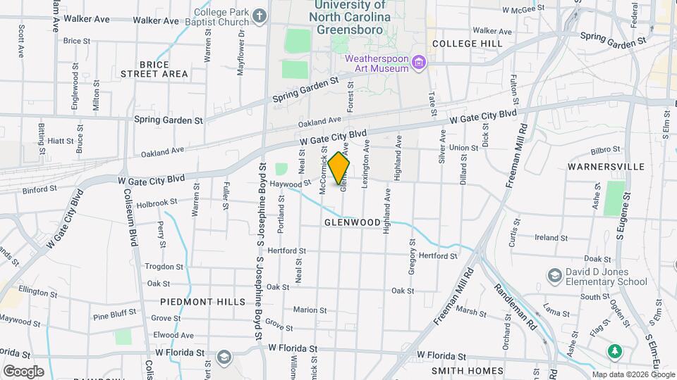 908 Glenwood Ave Mapa y Detalles de la Ubicación