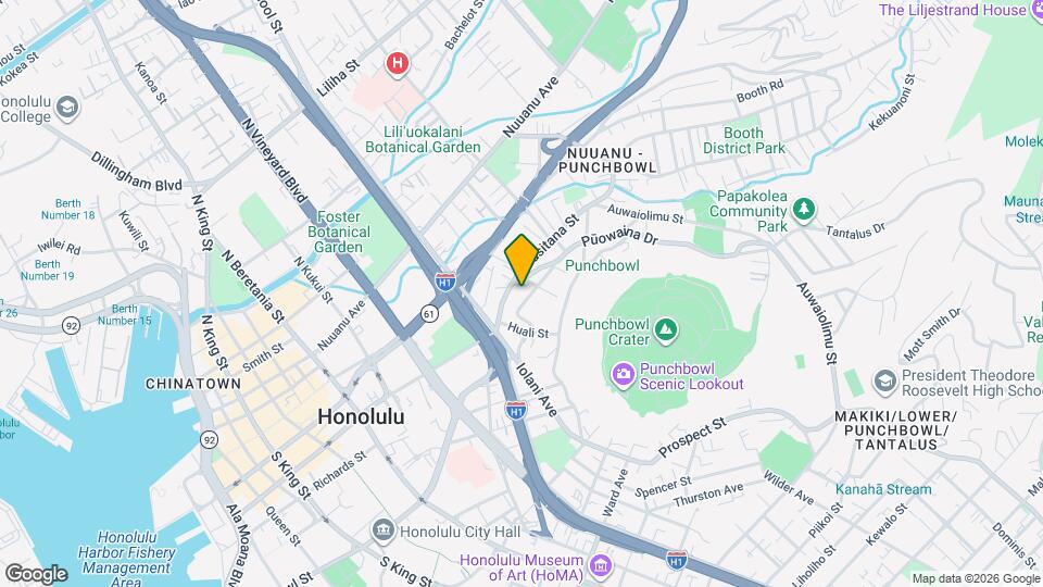 1684 Kamamalu Ave Map and Location Details